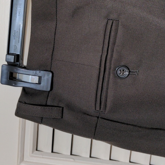 J Crew brown favorite fit wool trousers lined 6P excellent condition - Picture 4 of 5